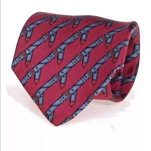 HERMES printed silk Men’s neck Tie